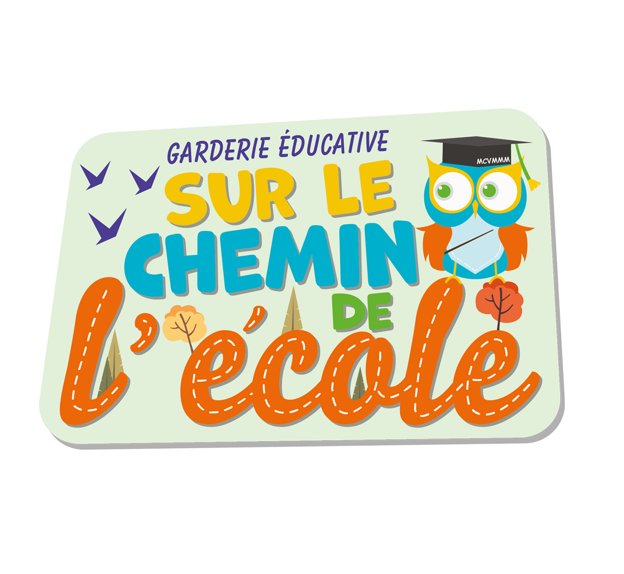 Logo Garderie sur le chemin de l'école